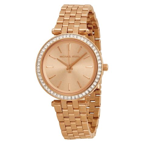 Michael Kors Mini Darci Rose Dial Ladies Watch MK3366.